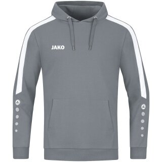 JAKO Kapuzenpullover (Hoodie) Power Kapuzensweat (Bio-Baumwolle) dunkelgrau Kinder