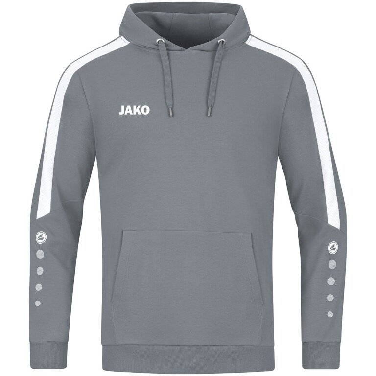 JAKO Kapuzenpullover (Hoodie) Power Kapuzensweat (Bio-Baumwolle) dunkelgrau Kinder