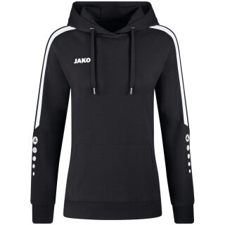 JAKO Kapuzenpullover (Hoodie) Power Kapuzensweat (Bio-Baumwolle) schwarz Damen