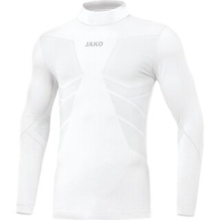 JAKO Funktions-Langarmshirt Turtle Neck Comfort 2.0 Unterwäsche weiss Herren