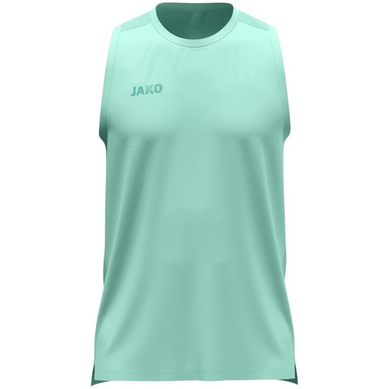 JAKO Lauf-Tanktop Light Flow (ärmellos) mintblau Herren