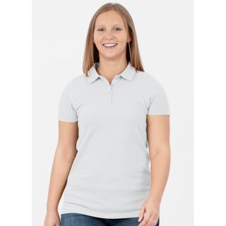 JAKO Sport-Polo Organic Stretch (Bio-Baumwolle) weiss Damen