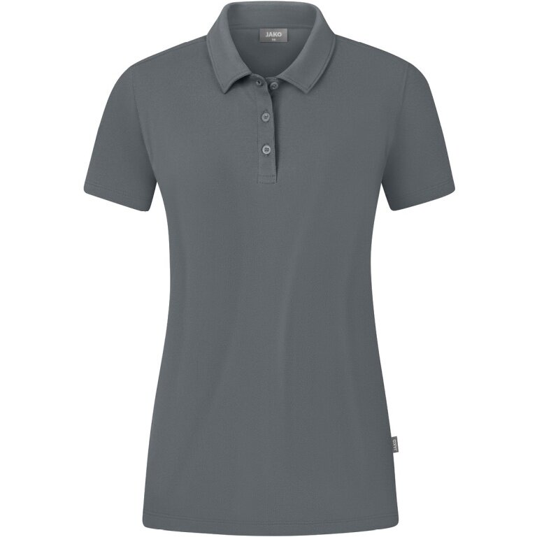 JAKO Sport-Polo Organic Stretch (Bio-Baumwolle) dunkelgrau Damen