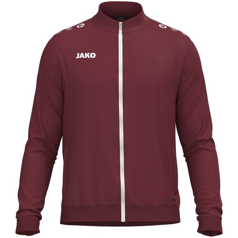 JAKO Polyesterjacke One (100% rec. Polyester) bordeauxrot Kinder