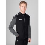 JAKO Polyesterjacke Performance (Matt-Polyester-Tricot) schwarz/anthrazitgrau Herren