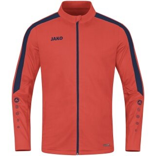 JAKO Polyesterjacke Power (100% rec. Polyester) orange/marineblau Kinder