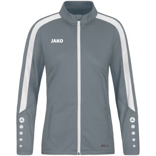 JAKO Trainingsjacke (Polyester) Power (100% rec. Polyester) dunkelgrau Damen