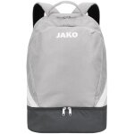 JAKO Rucksack Iconic mit Bodenfach hellgrau/anthrazitgrau