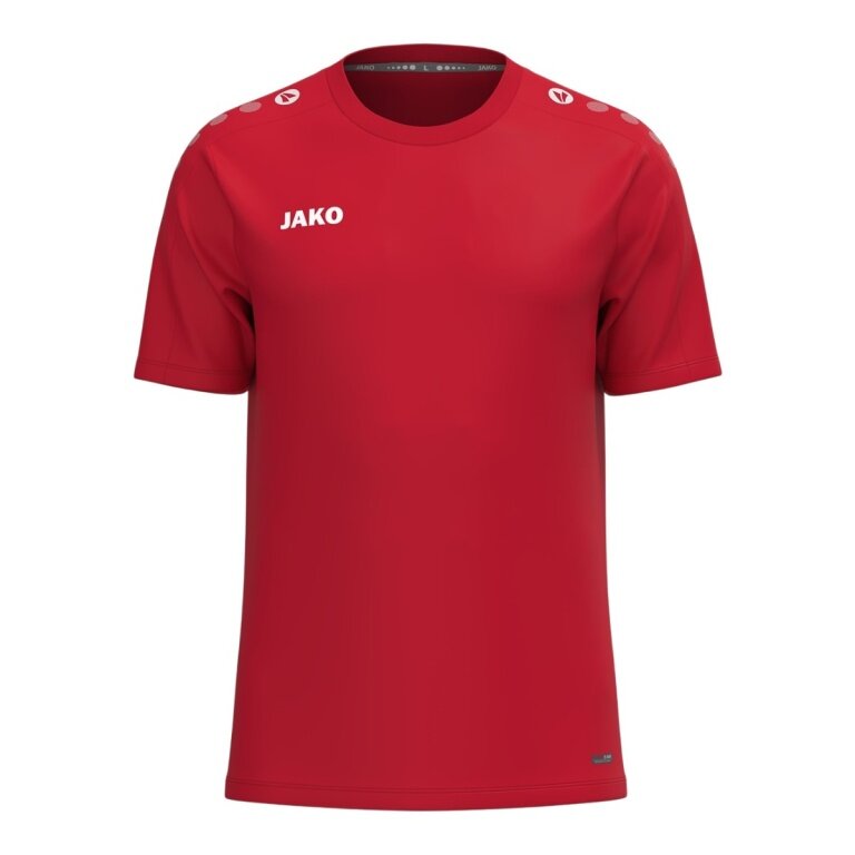 JAKO Sport-Shirt One (100%rec. Polyester, atmungsaktiv) rot Damen