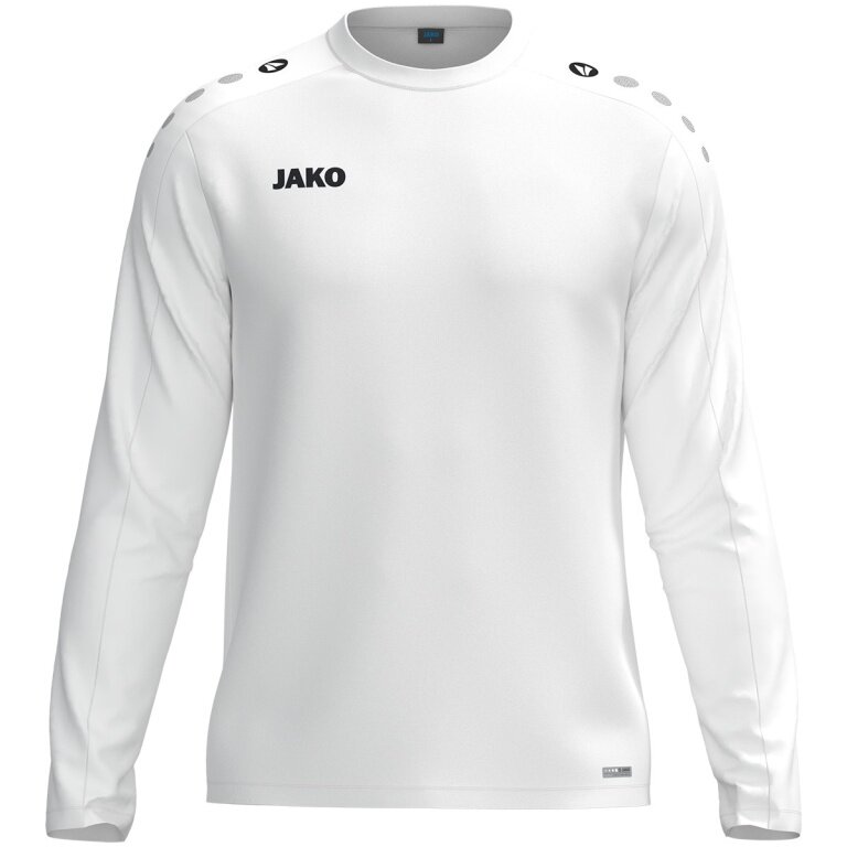 JAKO Sport-Langarmshirt Sweat One (Polyester-Fleece) weiss Kinder