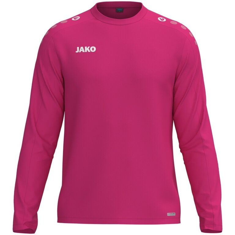 JAKO Sport-Langarmshirt Sweat One (Polyester-Fleece) rosa Kinder