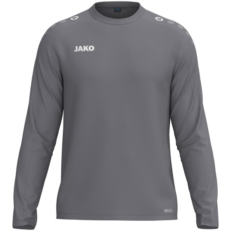 JAKO Sport-Langarmshirt Sweat One (Polyester-Fleece) grau Kinder