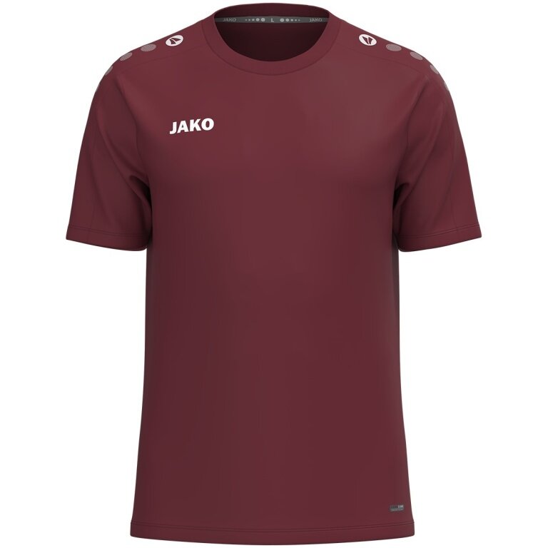 JAKO Sport-Tshirt One (Polyester-Eyelet) bordeauxrot Kinder