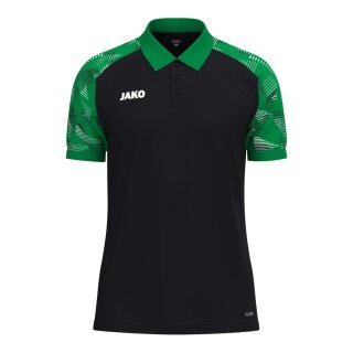 JAKO Sport-Polo Sonic (leicht, atmungsaktiv) schwarz/grün Herren