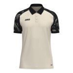 JAKO Sport-Polo Sonic (leicht, atmungsaktiv) beige/schwarz Jungen