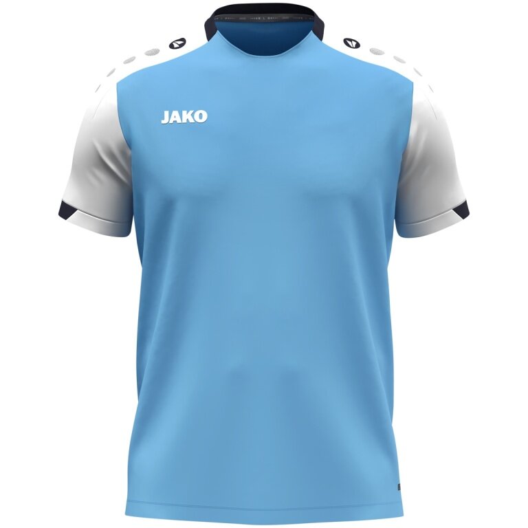 JAKO Sport-Tshirt Dynamic (100% rec.Polyester) himmelblau/weiss/marineblau Kinder