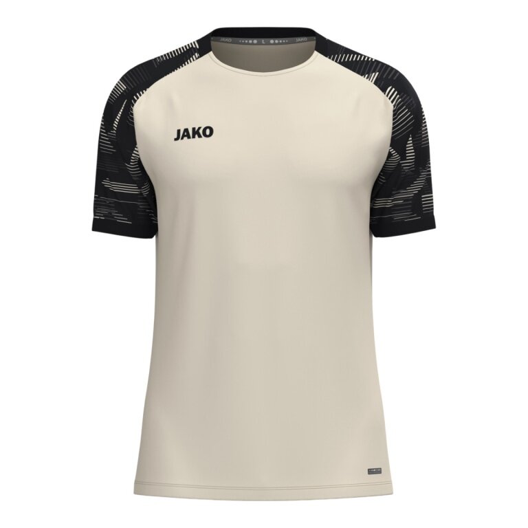 JAKO Sport-Tshirt Sonic (atmungsaktiv, strapazierfähig) beige/schwarz Herren