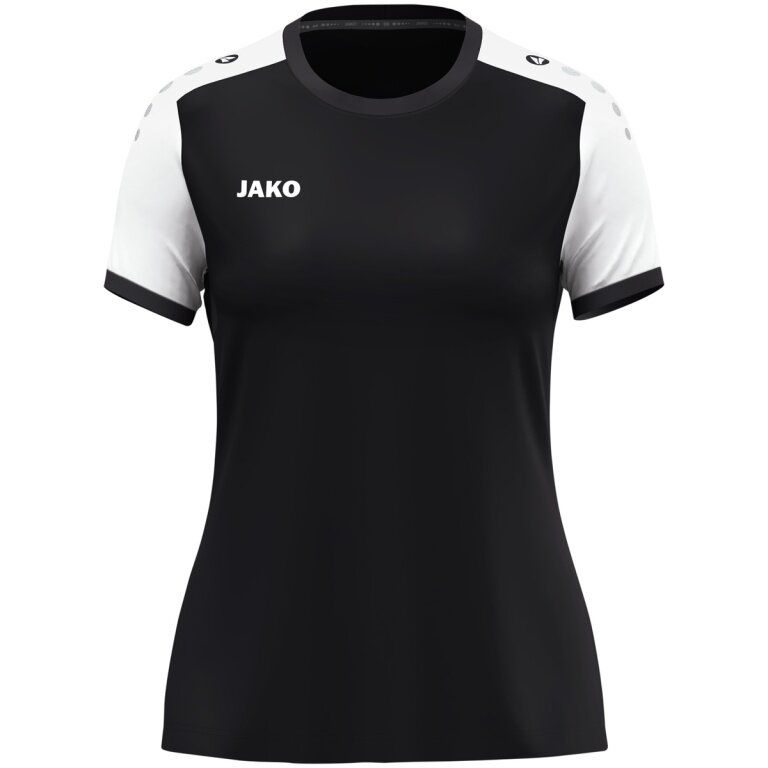 JAKO Sport-Shirt Dynamic Trikot (Polyester-Micro-Mesh) schwarz/weiss Damen