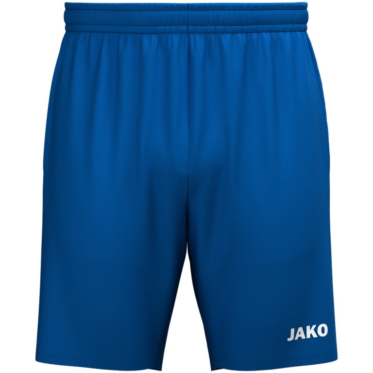 JAKO Sporthose Webshort One (Seitentaschen mit Reißverschluss) kurz royalblau Kinder