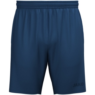 JAKO Sporthose (Webshort) One (Micro-Twill, Seitentaschen mit Reißverschluss) kurz navyblau Herren