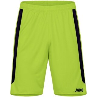 JAKO Sporthose Power (Polyester-Interlock, elastisch, schnelltrocknend) kurz neongrün Kinder