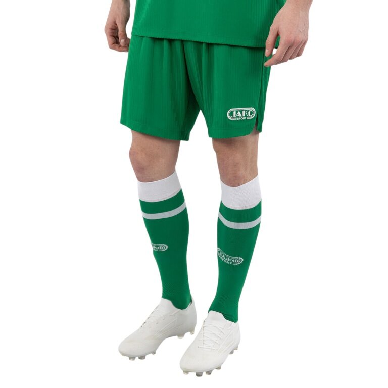 JAKO Sporthose Retro (angenehmes Tragegefühl) kurz grün Herren
