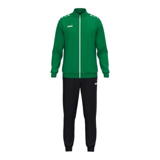 JAKO Trainingsanzug (Polyesteranzug) One - 100% rec. Polyester - grün/schwarz Jungen