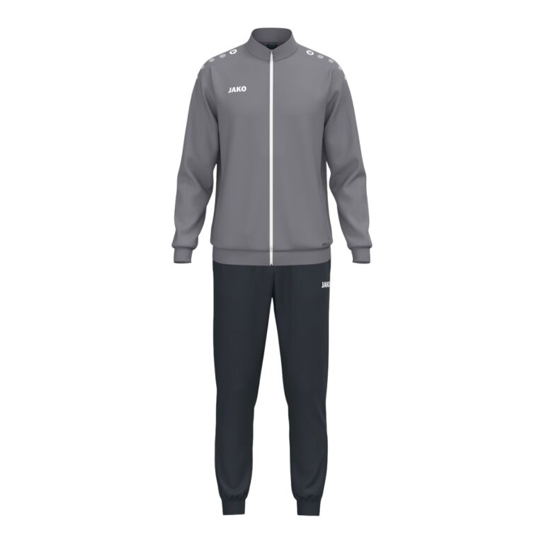 JAKO Trainingsanzug (Polyesteranzug) One - 100% rec. Polyester - grau/anthrazitgrau Herren