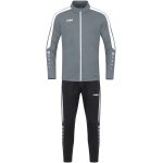 JAKO Trainingsanzug Polyester Power (Jacke und Hose) dunkelgrau/schwarz Herren