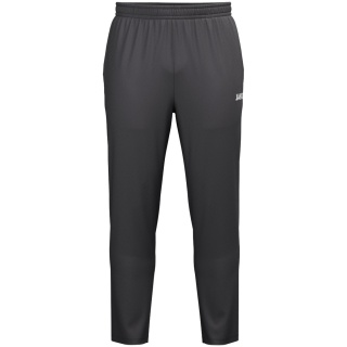 JAKO Trainingshose One Webhose (Seitentaschen mit Reißverschluss) lang anthrazitgrau Kinder