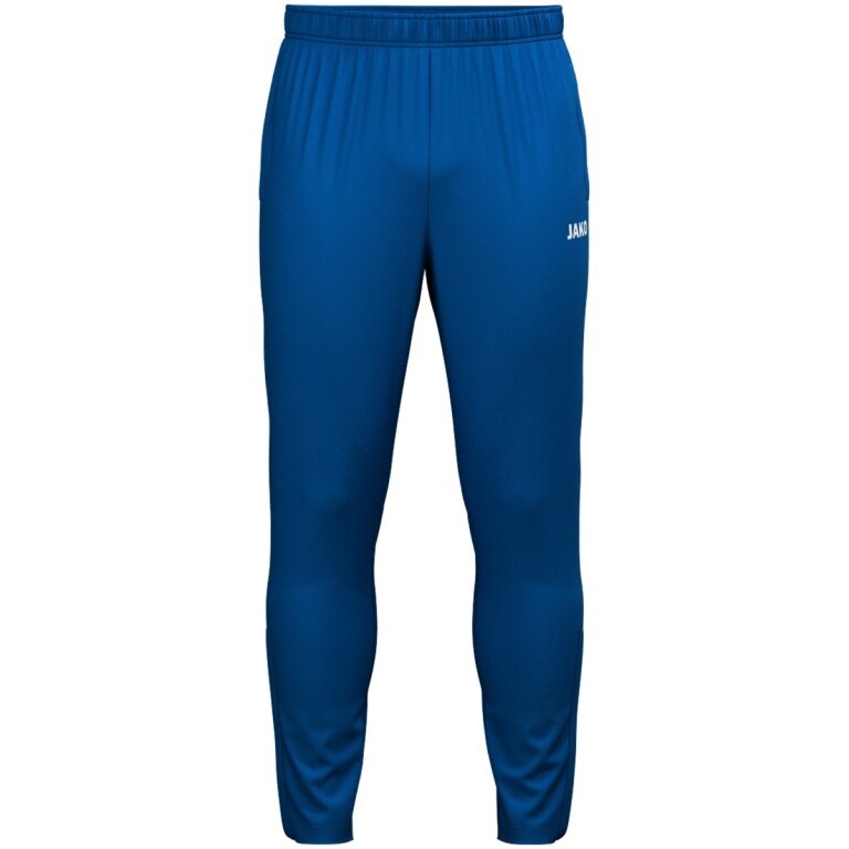 JAKO Trainingshose One (Polyester-Terry) lang royalblau Kinder