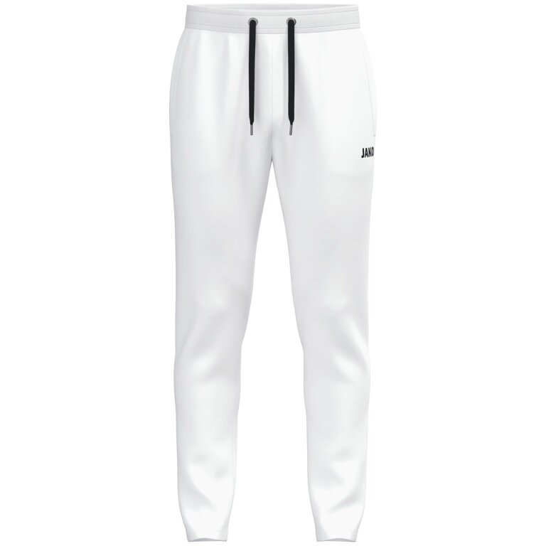 JAKO Jogginghose One Cotton (Mischgewebe) lang weiss Herren