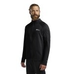 Jack Wolfskin Fleecejacke Prelight Full Zip (schnelltrocknend, atmungsaktiv) schwarz Herren