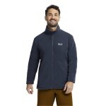 Jack Wolfskin Fleecejacke Taunus 200 Full Zip (warm, optimale Bewegungsfreiheit) nachtblau Herren