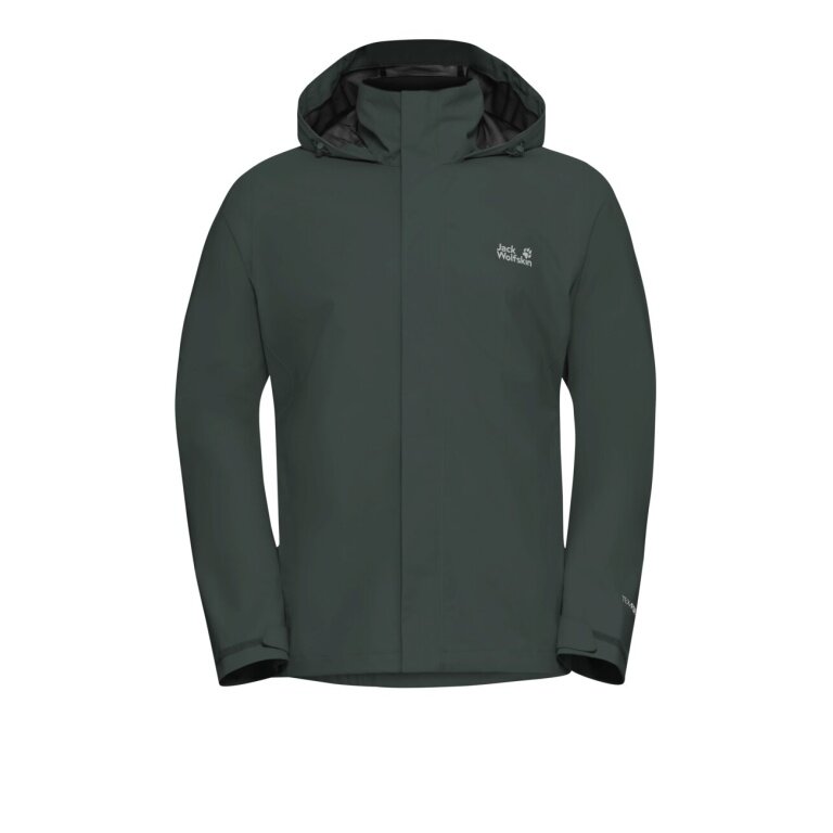 Jack Wolfskin Regenjacke Trailtime 2-Lagen (wasserdicht, atmungsaktiv) 2026 palm grün Herren