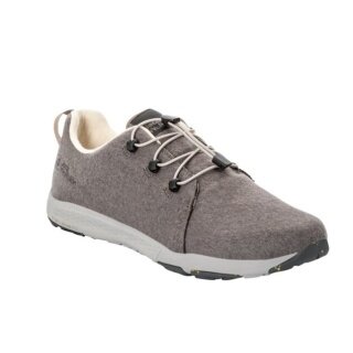 Jack Wolfskin Sneaker Spirit Wool Low (leichte, flexible Sohle) braun Herren