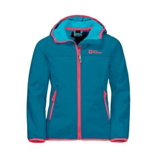Jack Wolfskin Softshelljacke Fourwinds (wind-& wasserabweisend) everestblau Kinder/Jugendliche (164-176)