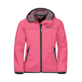 Jack Wolfskin Softshelljacke Fourwinds (wind-& wasserabweisend) pink Mädchen