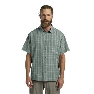 Jack Wolfskin Wanderhemd Meseta (schnelltrocknend, atmungsaktiv) Kurzarm grün Herren