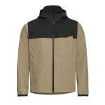 Jack Wolfskin Wanderjacke Mahani (UV-Schutz, leicht, atmungsaktiv) hellbraun/schwarz Herren