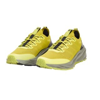 Jack Wolfskin Wanderschuhe PS Trail Knit Low (Fast-Hiking, leicht) gelb/grau Herren