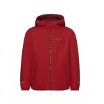 Jack Wolfskin Winterjacke Iceland 3in1 (wasserdicht, winddicht, mit Fleece-Innenjacke) 2026 rot Kinder (104-152)