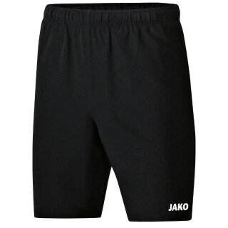 JAKO Sporthose Short Classico (Stretch-Micro-Twill, Seitentaschen) schwarz Kinder