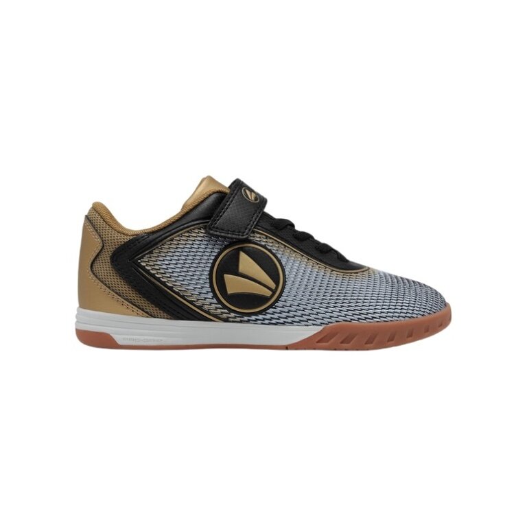 Jako Fussballschuhe J-SI Course EV (Indoor Training/Hallentraining) schwarz/gold Jungen