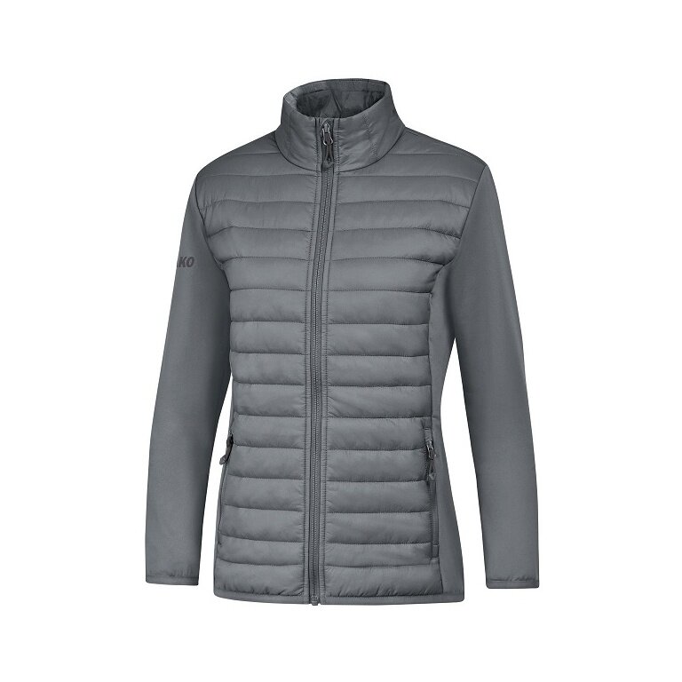 JAKO Übergangsjacke Hybridjacke Corporate (wattierte Jacke) steingrau Damen