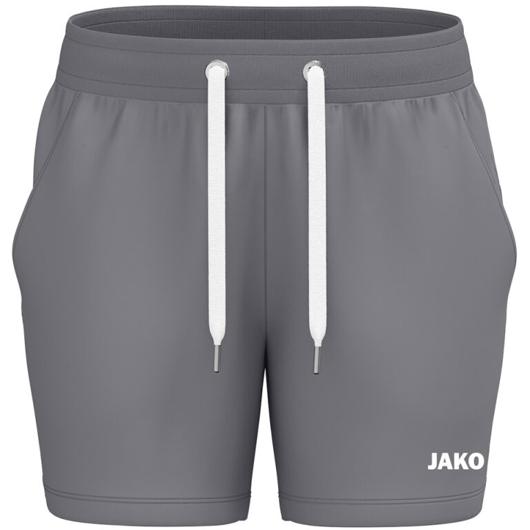 JAKO Joggingshort One (Baumwolle-Mischung) kurz grau Damen