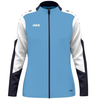 JAKO Trainingsjacke (Polyester) Dynamic (100% rec. Polyester) himmelblau/weiss/marineblau Damen