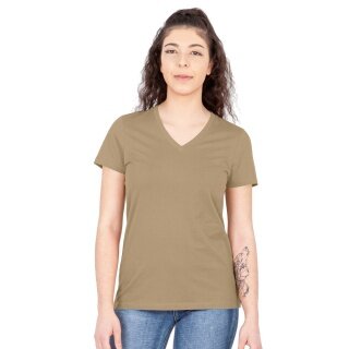 JAKO Freizeit-Shirt Organic (Bio-Baumwolle) sandbraun Damen