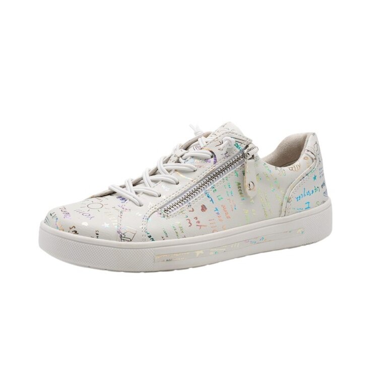Jana Sneaker 23660-42 weiss/bunt Damen