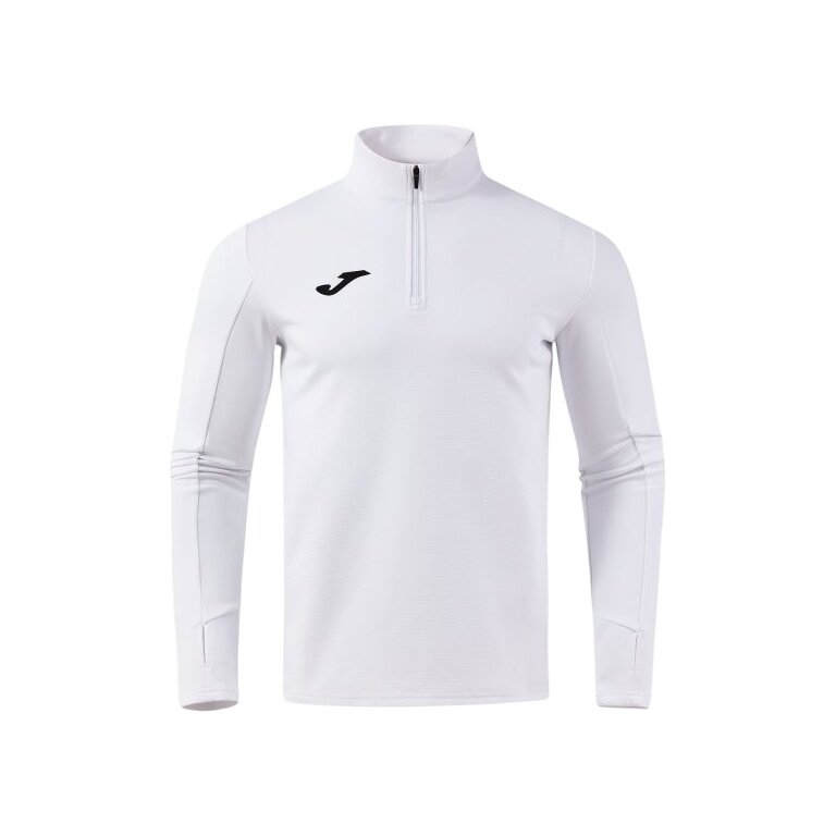 Joma Lauf-Langarmshirt Combi Pro (Sweatshirt, Half-Zip) weiss Herren